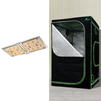 Green Fingers Grow Tent Light Kit 100x100x200CM 2200W LED Full Spectrum