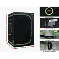 Greenfingers Grow Tent Light Kit 150x150x200CM 220W LED Full Spectrum