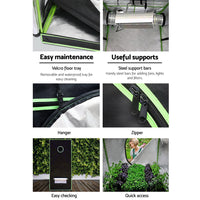Green Fingers Grow Tent 280x140x200CM Hydroponics Kit Indoor Plant Room System