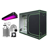 Green Fingers Grow Tent Light Kit 240x120x200CM 2000W LED 6" Vent Fan,Green Fingers Grow Tent Light Kit LED 2000W Full Spectrum 6" Vent 240x120x200CM