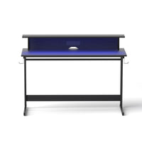 Artiss Gaming Desk with LED Lights Computer Desk Table with Monitor Shelf Power 120cm