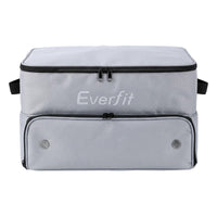 Everfit Golf Trunk Organizer for Car, 2-Tier Golf Storage Bag with Ventilated Shoe Compartment Grey