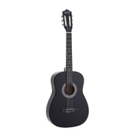 Alpha 38 Inch Acoustic Guitar Full Size Classical Cutaway Nylon String Black