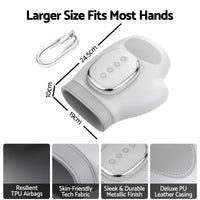 Livemor Hand Massager with Heat and Compression for Arthritis Carpal Tunnel | Large Hand Chamber Fits Left or Right Hand, with 5 Compression Levels, 3 Modes, and 3 Heat Levels, Gift for Women Men