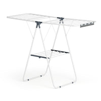 Artiss 2 Tier Clothes Rack Airer Foldable 139CM White