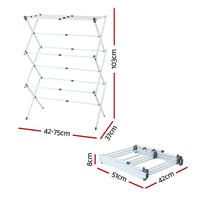 Artiss Clothes Rack Foldable Airer Drying Rack Portable No Assembly Required