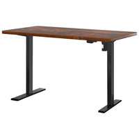 Standing Desk Motorised Rustic Brown 120CM