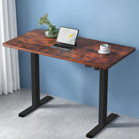 Standing Desk Motorised Rustic Brown 140CM