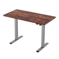 Standing Desk Motorised 120CM Rustic Brown