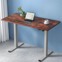 Standing Desk Motorised 140CM Rustic Brown