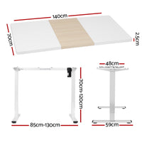 Electric Standing Desk Sit Stand Desks 140CM