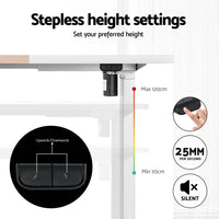 Electric Standing Desk Sit Stand Desks 140CM