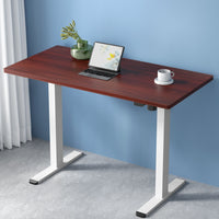 Standing Desk Motorised Sit Stand Desks Walnut 140CM