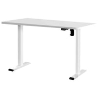 Standing Desk Motorised Sit Stand Desks White 120CM