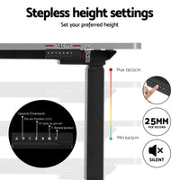 Standing Desk Frame Only L-shape Motorised