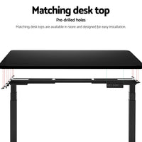 Standing Desk Frame Only L-shape Motorised