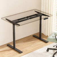 Standing Desk Frame Only Dual Motor Motorised Adjustable 125KG Load Black