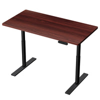 Standing Desk Motorised Electric Dual Motor Walnut 120CM