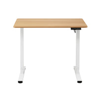 Artiss Standing Desk Electric Adjustable Ergonomic Office Table 100cm Oak