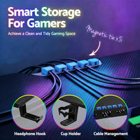 Artiss Electric Standing Desk Height Adjustable Gaming Desk Home Office 140cm- BK-AB