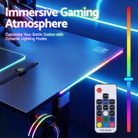 Artiss Electric Standing Desk Height Adjustable Gaming Desk Home Office 140cm- BK-AB