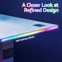 Artiss Electric Standing Desk Height Adjustable Gaming Desk Home Office 140cm- WH-AB