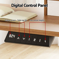 Artiss Electric Standing Desk Height Adjustable Sit Stand Desk Home Office