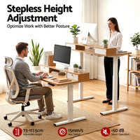 Artiss Electric Standing Desk Height Adjustable Sit Stand Desk Home Office