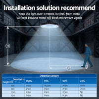 Leier 150W UFO LED High Bay Light Motion Sensor