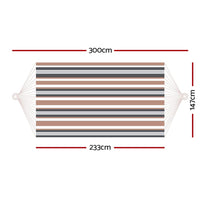 Hammock Bed Outdoor Camping Hammocks Beige Grey