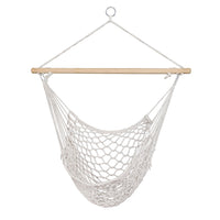 Hammock Chair Outdoor Hanging Camping Mesh Indoor Cream