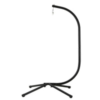 Gardeon Hammock Stand 150kg Capacity Metal Frame for Hanging Chairs Black