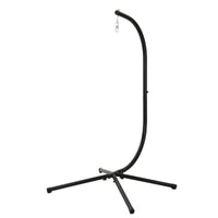 Gardeon Hammock Stand 150kg Capacity Metal Frame for Hanging Chairs Black