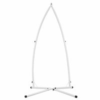Gardeon Hammock Stand 150kg Capacity White Steel Frame for Hanging Chairs
