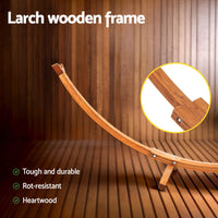 Hammock Bed Stand Larch Wood 315cm Length