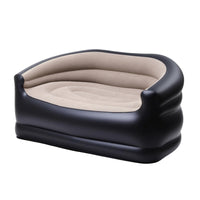 Gardeon Outdoor Air Sofa Inflatable Couch Two-Seater Lounge Chair with Pump Blow Up Couches for Camping
