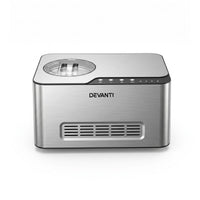 Devanti 2L 2-in-1 Ice Cream & Yogurt Maker Machine No Pre-Freezing Homemade Gelato Sorbet