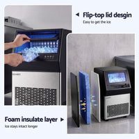 Devanti 35kg Commercial Ice Maker Freestanding Ice Cube Machine