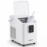 Devanti Ice Maker 11-12kg Portable Bullet Cube Machine White