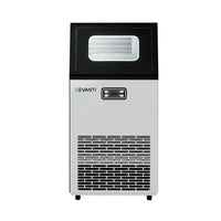 Devanti Commercial Ice Maker Machine 45kg Ice Cube Tray Bar Stainless Steel
