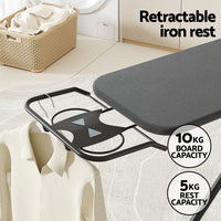 Ironing Board Foldable Iron Rest Black