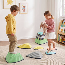 Keezi Kids Stepping Stones 6PCS Balance Stones Indoor Outdoor Toy