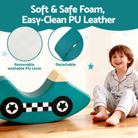 Keezi Kids Climbing Blocks Foam Toddler Playset Soft Indoor Climbing Toy Rocker