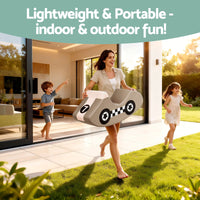 Keezi Kids Climbing Blocks Foam Toddler Playset Soft Indoor Indoor Climbing Toy Rocker Khaki