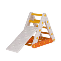 Keezi Kids Climbing Frame Set With Slide Indoor Outdoor Toddler Toys Pikler Triangle Climber