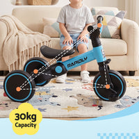 RIGO Tricycle Bike, Kids Bike with 3 wheels, Carbon Steel 70cm Blue