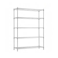 Artiss 5-Tier Kitchen Rack Shelf Shelving 120x45x179CM Adjustable Metal Storage Shelves