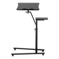 Laptop Desk Computer Table Height Adjustable Tiltable Mouse Board Black