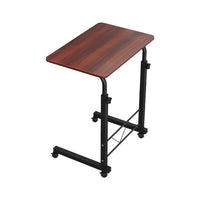 Laptop Desk Table Adjustable 60CM Dark Wood