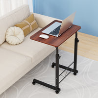 Laptop Desk Table Adjustable 60CM Dark Wood